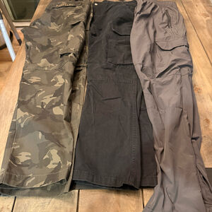 YoungLA Mens XL Cargo/Jogger Lot of 3